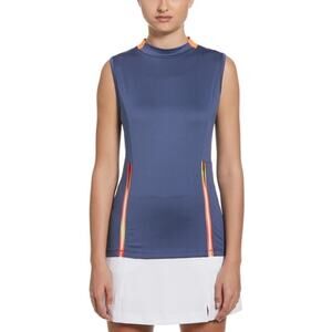 Callaway Women's XXL Sleeveless Golf Top Chroma Stripe Color Block UPF 50